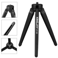 3-axis Gimbal Stabilizer with Tripod Mount & Fill Light for Smartphones - Black thumbnail
