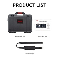 Waterproof Dual-layer Storage Box for Insta360 X4 Startrc - Black thumbnail