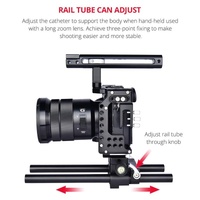 Sony A7 Camera Cage Stabilizer For Video - Black thumbnail
