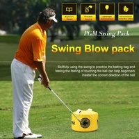 Versatile Golf Impact Trainer - Waterproof 26x44cm - Black thumbnail