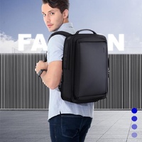 Large Capacity Business Laptop Backpack with Usb Port - Breathable & Stylish Black 30x12x44cm thumbnail
