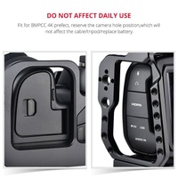 Video Camera Cage Stabilizer For Dji Bmpcc 4K - Black Handle thumbnail