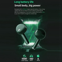 Wireless Bluetooth 5.3 Earphones - Black Ipx6 Edc thumbnail