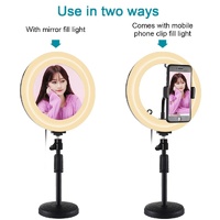 7.9 Dual-colour Led Ring Light with Desktop Mount and Phone Clamp thumbnail