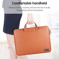 13 / 14 Inch Waterproof Pu Laptop Inner Bag - Black thumbnail