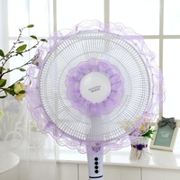 Electric Fan Safety Net Cover - Anti-pinch Dustproof - Peony thumbnail
