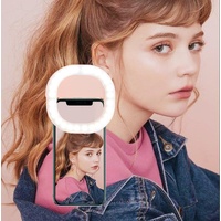 Rechargeable Clip-on Selfie Light for Mobile Phones - Blue thumbnail