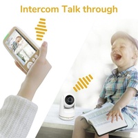 5-Inch Hd Baby Monitor With Built-In Ptz Rotation For Enhanced Security thumbnail