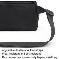 Waterproof Nylon Chest Bag For Outdoor Sports Running Mobile Phone Pocket - White thumbnail