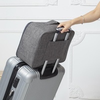 Large Capacity Cationic Trolley Suitcase for Trip Storage - Navy thumbnail