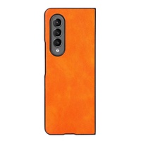 Two Tone Litchi Pu Case for Samsung Galaxy z Fold 4 - Slim & Stylish - Green thumbnail