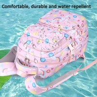 Kids Backpack Set with Lunch Bag & Pencil Case - 3 in 1 - Purple thumbnail