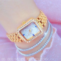 Stylish Diamond Women Alloy Watch Available - Rose Gold thumbnail