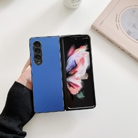 Aluminum Foldable Phone Case for Samsung Galaxy z Fold 4 - Black thumbnail