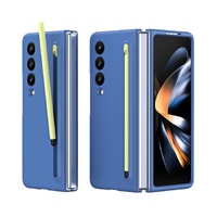Enhanced Shockproof Phone Case for Samsung Galaxy z Fold 4 - Pen Design - Purple thumbnail