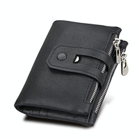 Men Rfid Blocking Cowhide Leather Wallet - Crazy Horse Texture - Ccb1083C thumbnail