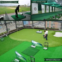Black Character Pattern Golf Service Box with Phone Stand - 100 Balls - Green Pgm thumbnail