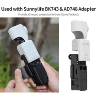 Silicone Protective Case for Dji Pocket 3 - Grey White thumbnail