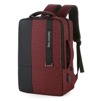 Large-capacity Laptop Backpack with Usb Charging - Ideal for Business Commuters - Grey thumbnail