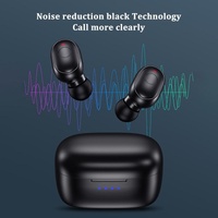 Waterproof Mini Touch-control Bluetooth Earphones with Noise Cancelling - Blue thumbnail