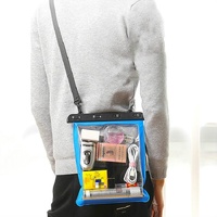 Waterproof Single Shoulder Bag For Mobile Phone Small Objects Multipurpose Design - Green thumbnail
