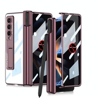 Foldable Magnetic Privacy Case with Pen Holder - Fits 4th Generation Ipad - Black thumbnail