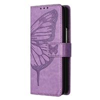Butterfly Embossed Leather Phone Case - Rose Gold thumbnail