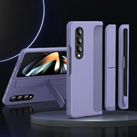 Detachable Pen & Phone Case for Samsung Galaxy z Fold 4 - 2 in 1 - Blue thumbnail