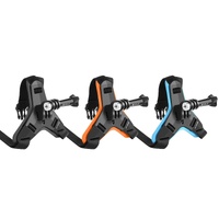 Universal Chin Strap Mount for Action Cameras - Orange thumbnail