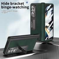 Magnetic Phone Case for Samsung Galaxy z Fold 4 - Napa Pattern - Royal Blue thumbnail