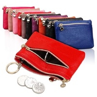Spacious Litchi Texture Rfid Hand Wallet - Pink thumbnail