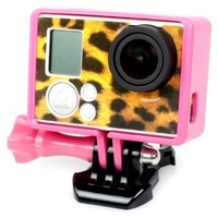 High Quality Tripod Mount for Gopro Hero4 / 3 / 3 - Pink thumbnail