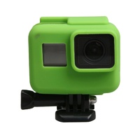 Silicone Border Frame Mount for Gopro Hero5 - Protective Cover - Green thumbnail