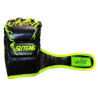 Adult Half-Finger Boxing Gloves For Training - Green thumbnail
