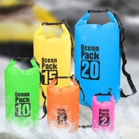 Waterproof Single Shoulder Bag Dry Sack 10L Capacity - Green thumbnail