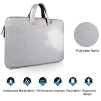 Lightweight Laptop Bag with Durable Zipper for Macbook Samsung Sony Dell Alienware Chuwi Asus Hp - Grey thumbnail