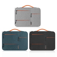 14-15 Inch Laptop Sleeve Briefcase for Macbook Samsung Thinkpad Sony Dell Alienware Chuwi Asus Hp - Grey thumbnail