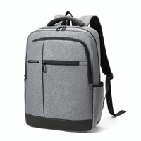 Multifunctional Oxford Laptop Backpack - Cxs-610 - Light Grey thumbnail