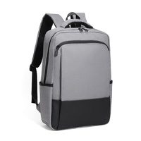 Multifunctional Oxford Laptop Backpack - Cxs-611 - Light Grey thumbnail