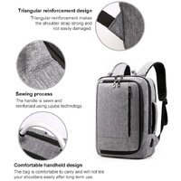 Multifunctional Oxford Laptop Backpack - Cxs-620 - Light Grey thumbnail