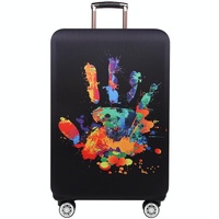 Thickened Luggage Cover - Elastic Wear-resistant Anti-dust Protection - Size l - Gold Leaf thumbnail