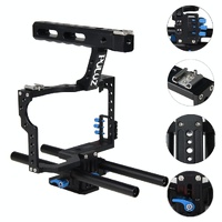 Sony A7 / A7S / A7R Camera Cage Stabilizer With Handle - Blue thumbnail