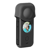 Full Body Dust Proof Silicone Protective Case for Insta360 one X2 - Blue thumbnail