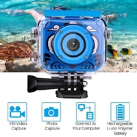 Waterproof 5.0mp Kids' Digital Camera with 1.77 Screen - G20 - Blue thumbnail