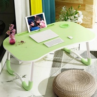 Portable Laptop Desk Stand - Foldable & Non-slip - Sky Blue thumbnail