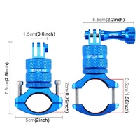 Universal Bike Handlebar Mount for Action Cameras - 360 Degree Rotation - Pu223R thumbnail