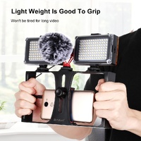 Smartphone Video Rig For Vlogging And Filmmaking - Red thumbnail