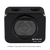 Sony Rx0 Protective Cage with 37mm Lens and Sunshade - Silver thumbnail