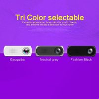 Mini Led Projector Home Theater Supports Hdmi & Av & Sd & Usb - Silver thumbnail