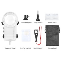 Waterproof Dive Case for Insta360 X3 - 50m Depth thumbnail